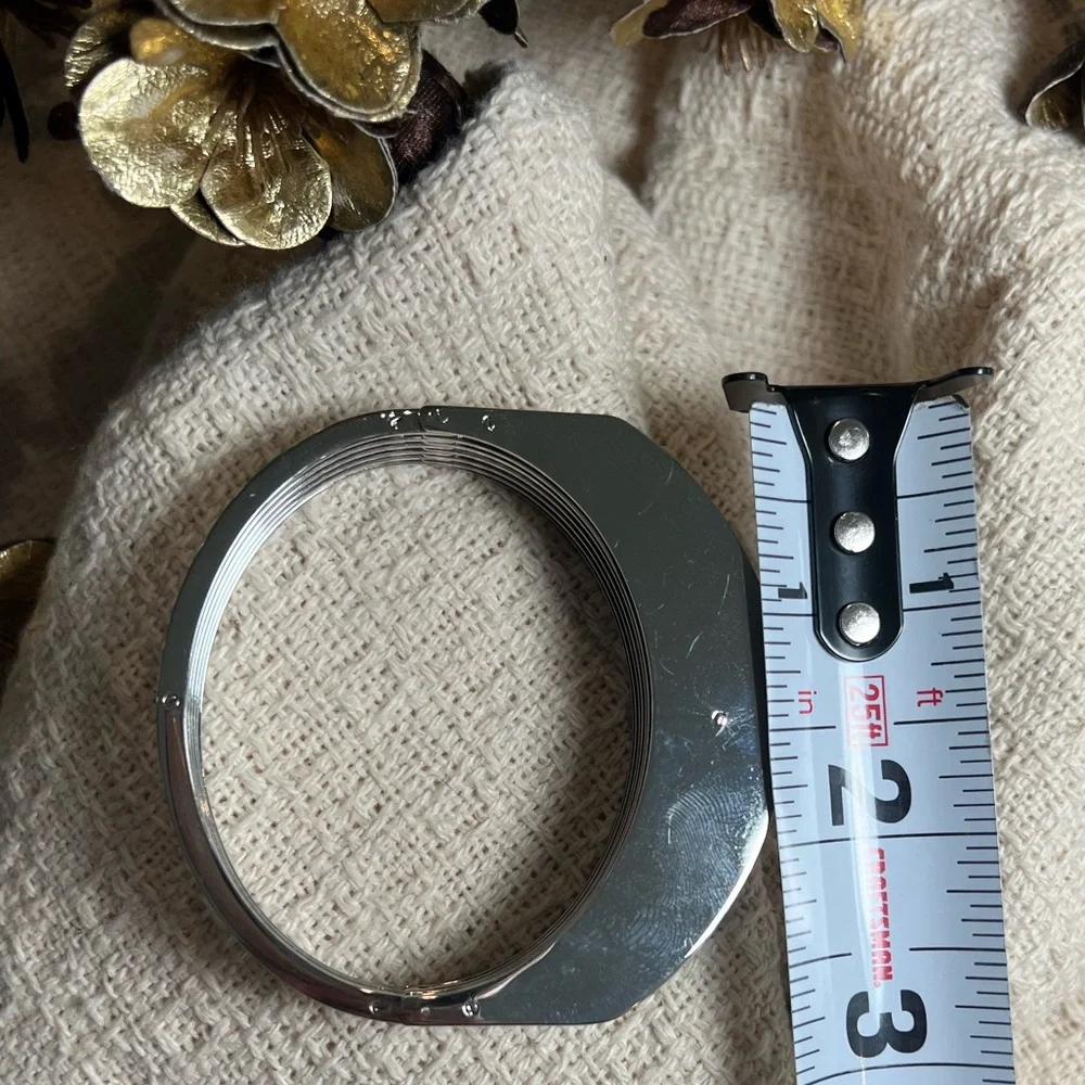 All Saints Silver Cuff Bracelet - Picture 10 of 10